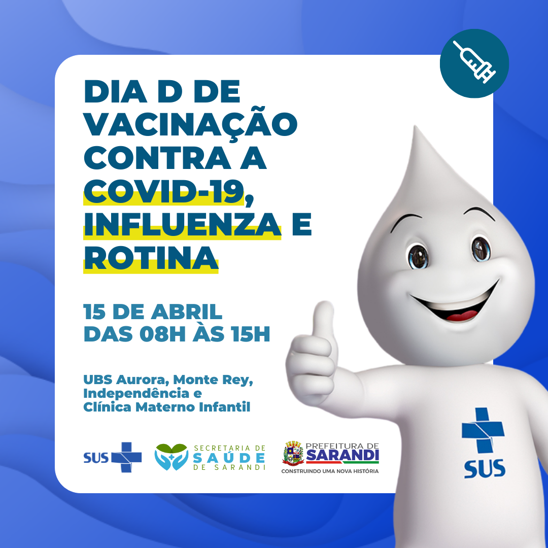 Dia D de Vacinação - 15/04